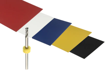 Expanded PVC Plastic Sheet and Cutting Bit Bundle