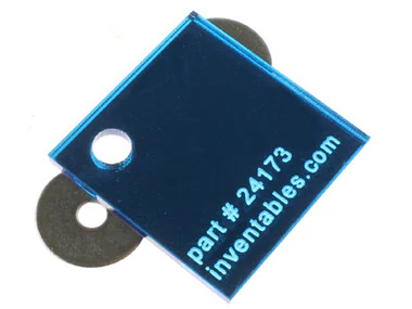 Blue Mirrored Acrylic Sheet - Image 2