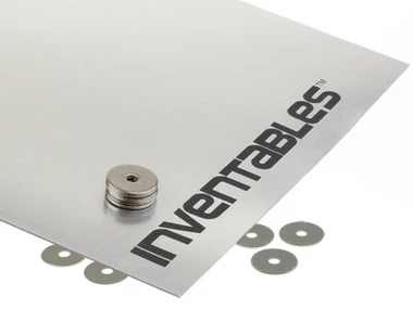 Brushed Aluminum on Black Laserable Acrylic Sheet - Image 2