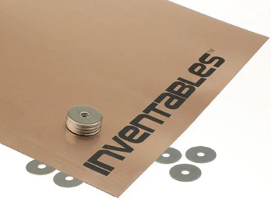 Brushed Copper on Black Laserable Sheet - Image 2