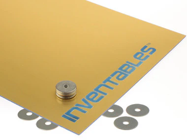 Brushed Gold on Blue Laserable Acrylic Sheet - Image 2