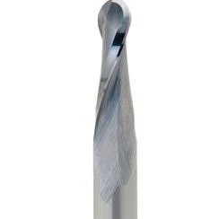 Carbide Tip Upcut 2 Flute  Ballnose -  1/4 in Cutting x 1/4 in Shank - Image 2