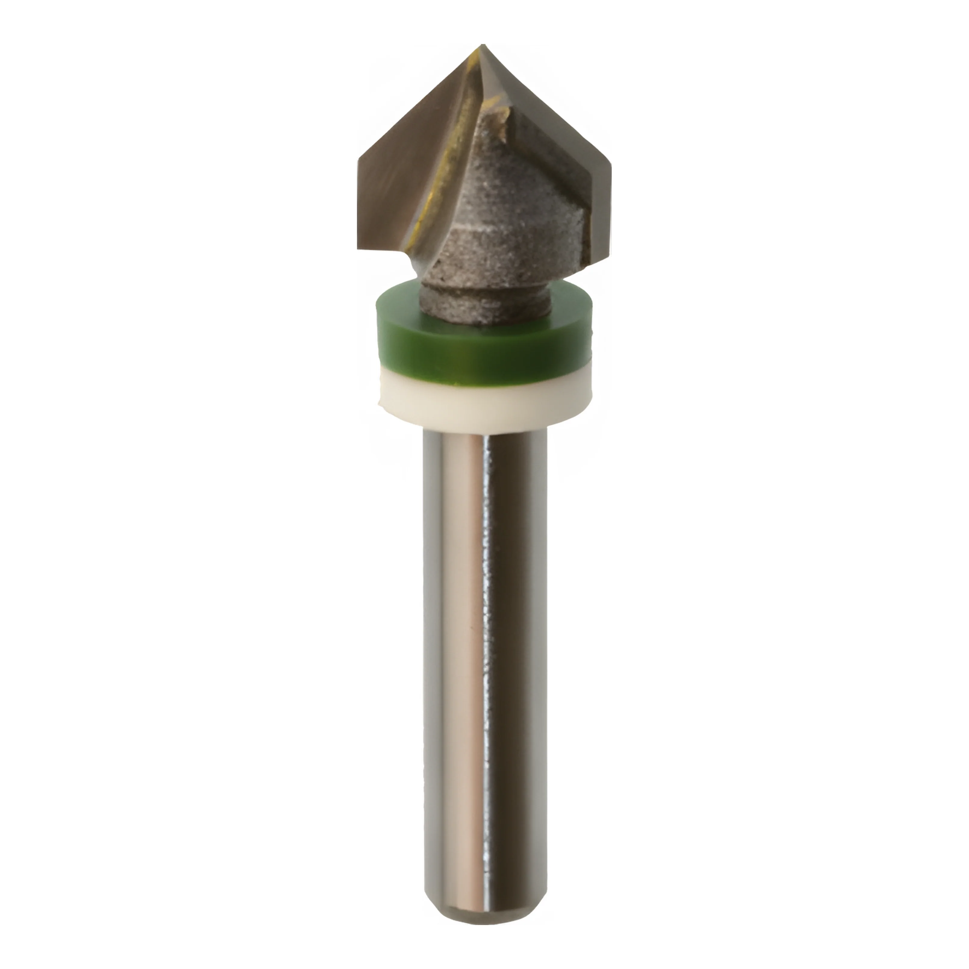 Carbide Tip V-Bit 90 Degree - 1/2 in Cutting x 1/4 in Shank - Image 2
