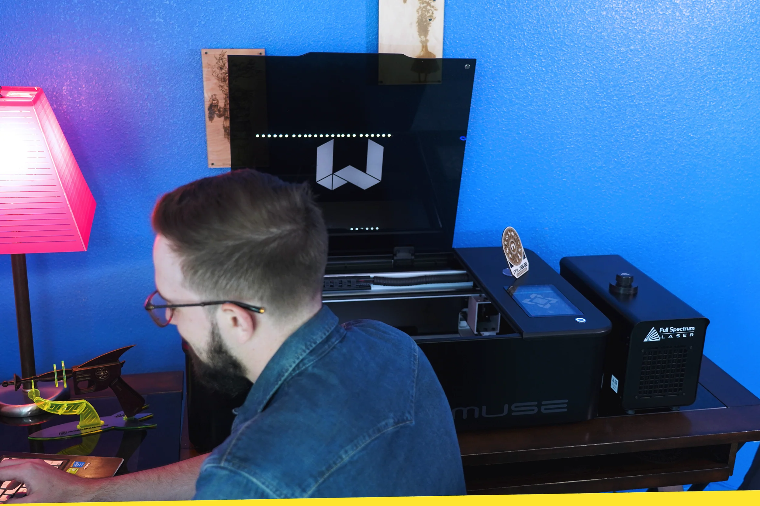 Muse 3D Auto Focus 45W Laser Cutter with Cool Box - Image 3