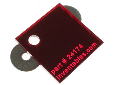 Red Mirrored Acrylic Sheet - Image 2