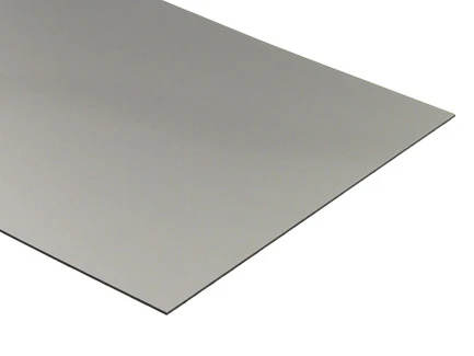 Silver on Black Laserable Acrylic Sheet