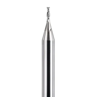 Solid Carbide Upcut 2 Flute - 1/16 in Cutting x 1/4 in Shank