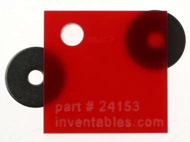 Translucent Red Acrylic Sheet - Image 2