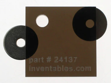 Transparent Dark Bronze Acrylic Sheet - Image 2