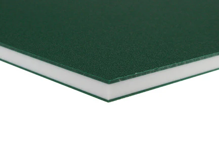 Two-Color HDPE - Green on White - Image 2