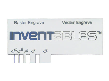 White on Blue Laserable Acrylic Sheet - Image 2